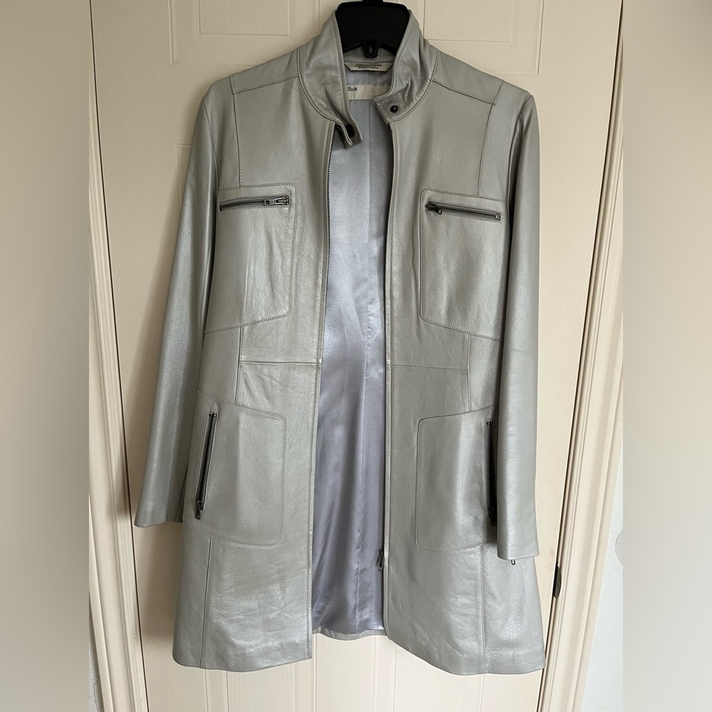 Ladies leather coat
